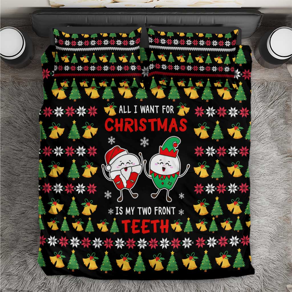 My Two Front Teeth Christmas Design Bedding Set Xmas Holiday Patterns - Wonder Print Shop