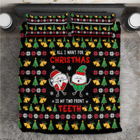 My Two Front Teeth Christmas Design Bedding Set Xmas Holiday Patterns - Wonder Print Shop