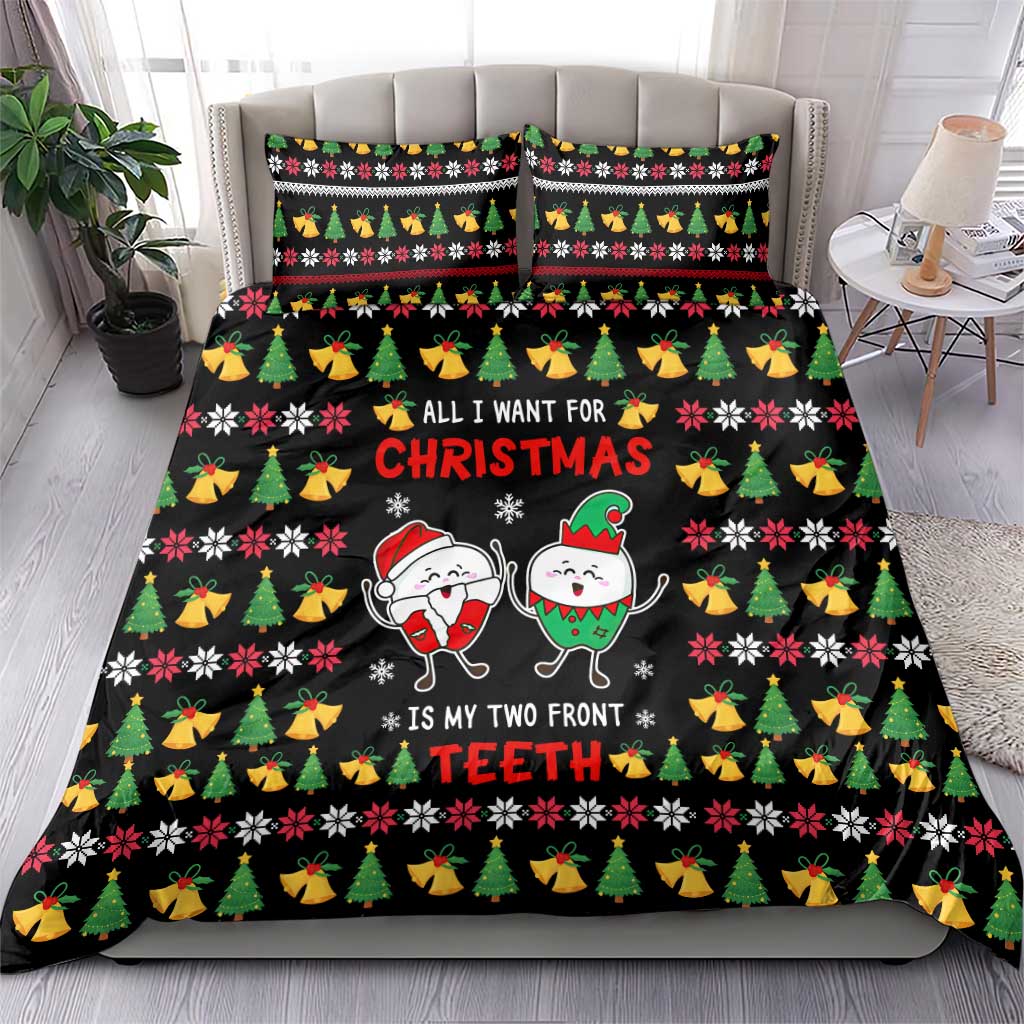 My Two Front Teeth Christmas Design Bedding Set Xmas Holiday Patterns - Wonder Print Shop