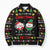 My Two Front Teeth Christmas Design Bomber Puffer Jacket Xmas Holiday Patterns - Wonder Print Shop