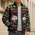 My Two Front Teeth Christmas Design Bomber Puffer Jacket Xmas Holiday Patterns - Wonder Print Shop