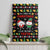 My Two Front Teeth Christmas Design Canvas Wall Art Xmas Holiday Patterns - Wonder Print Shop