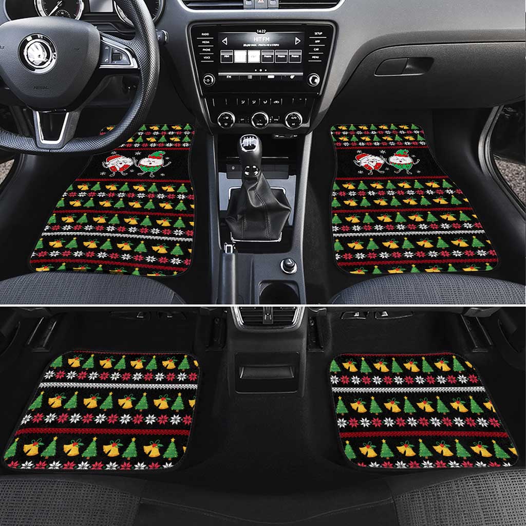 My Two Front Teeth Christmas Design Car Mats Xmas Holiday Patterns - Wonder Print Shop