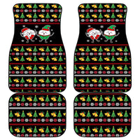 My Two Front Teeth Christmas Design Car Mats Xmas Holiday Patterns - Wonder Print Shop