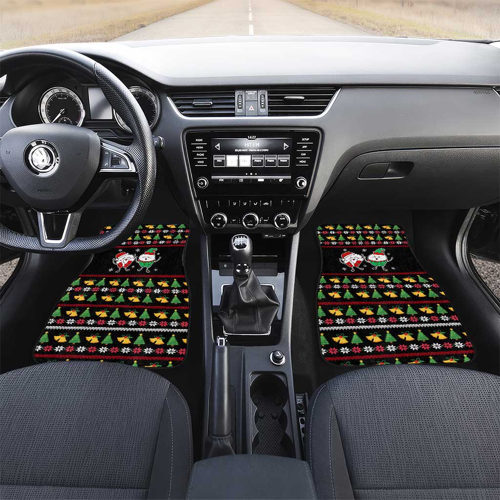 My Two Front Teeth Christmas Design Car Mats Xmas Holiday Patterns - Wonder Print Shop