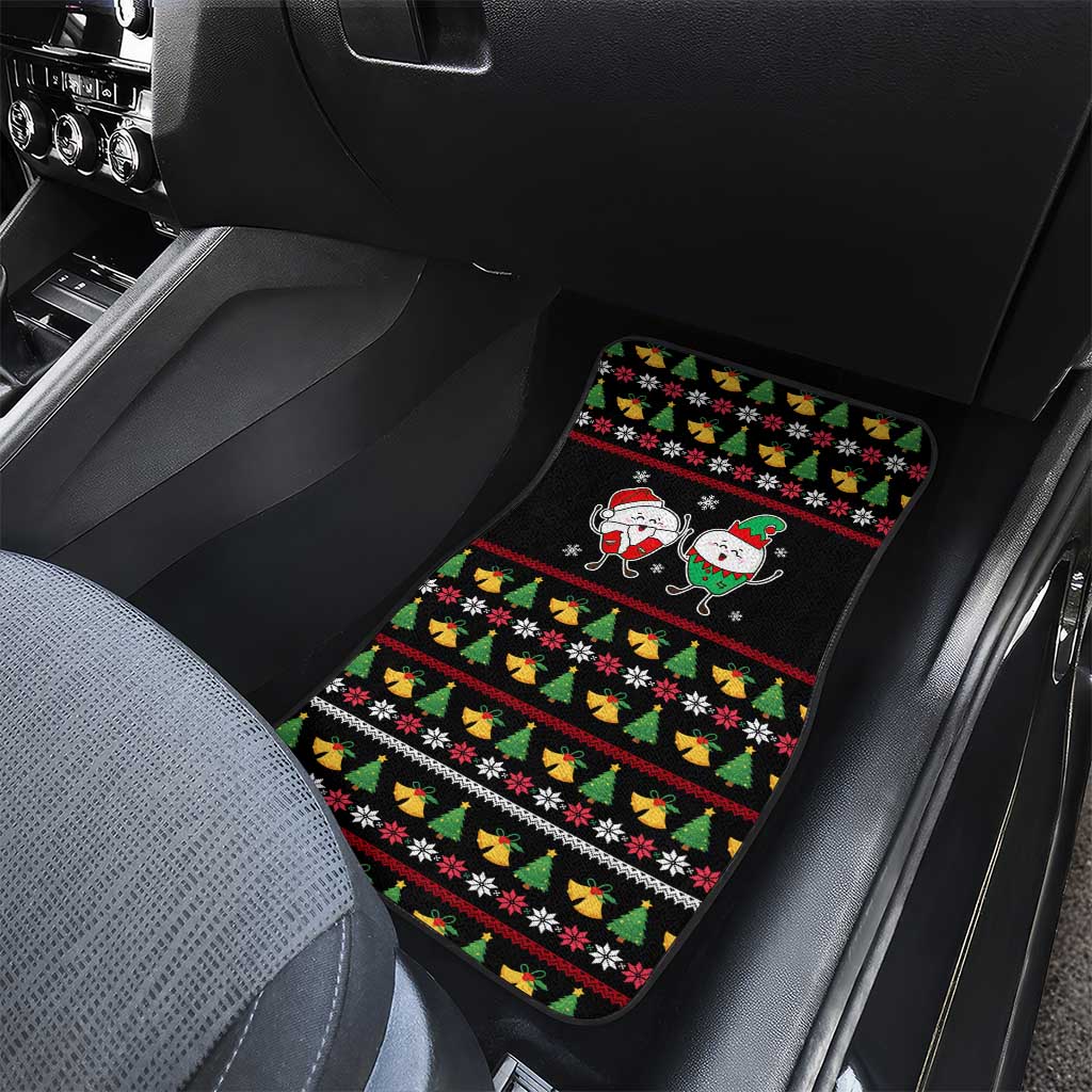 My Two Front Teeth Christmas Design Car Mats Xmas Holiday Patterns - Wonder Print Shop