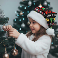 My Two Front Teeth Christmas Design Christmas Santa Hat Xmas Holiday Patterns - Wonder Print Shop