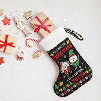 My Two Front Teeth Christmas Design Christmas Stocking Xmas Holiday Patterns - Wonder Print Shop