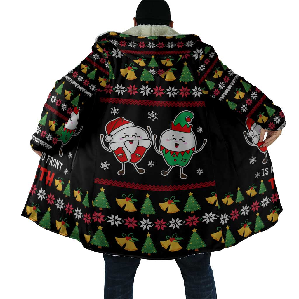 My Two Front Teeth Christmas Design Cloak Xmas Holiday Patterns - Wonder Print Shop