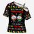 My Two Front Teeth Christmas Design Cross Shoulder Shirt Xmas Holiday Patterns - Wonder Print Shop