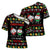 My Two Front Teeth Christmas Design Cross Shoulder Shirt Xmas Holiday Patterns - Wonder Print Shop