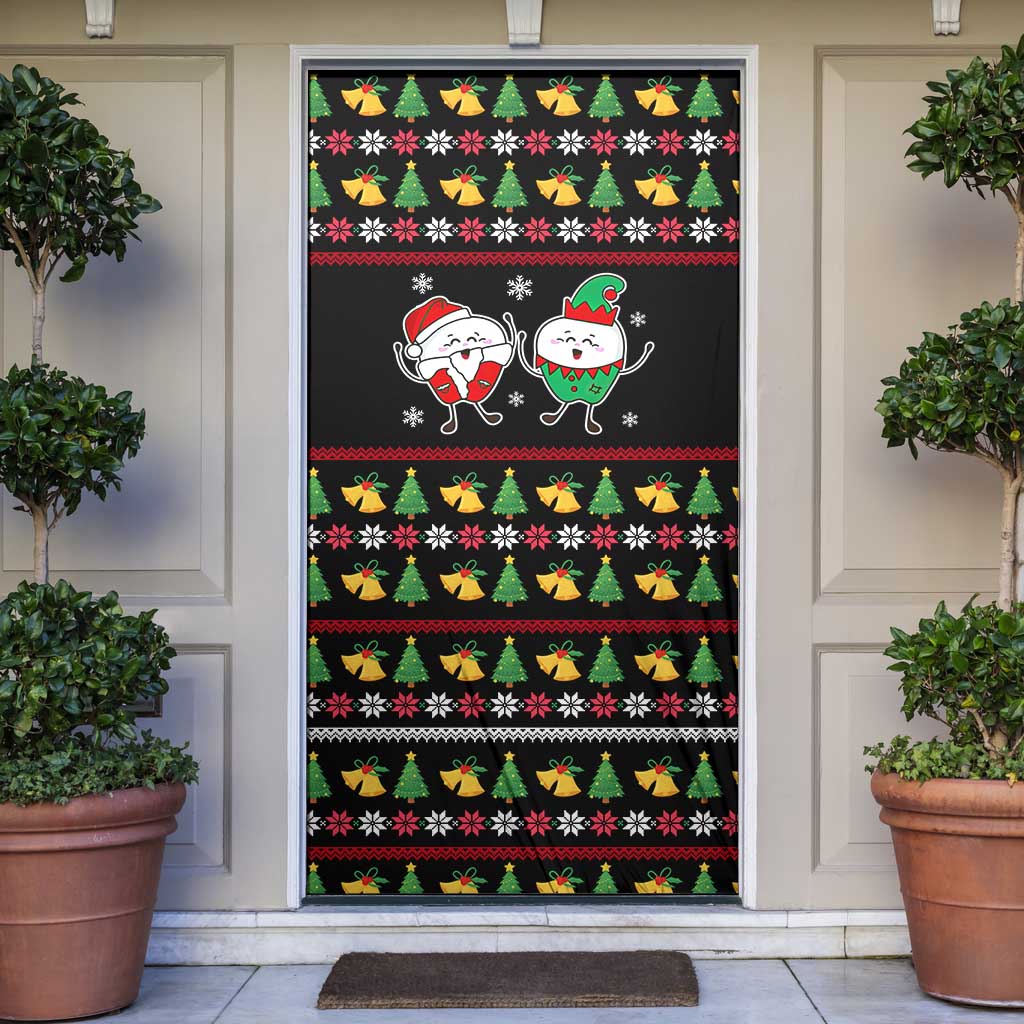 My Two Front Teeth Christmas Design Door Cover Xmas Holiday Patterns - Wonder Print Shop