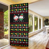My Two Front Teeth Christmas Design Door Cover Xmas Holiday Patterns - Wonder Print Shop
