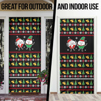 My Two Front Teeth Christmas Design Door Cover Xmas Holiday Patterns - Wonder Print Shop