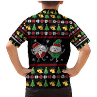 My Two Front Teeth Christmas Design Family Matching Mermaid Dress and Hawaiian Shirt Xmas Holiday Patterns - Wonder Print Shop