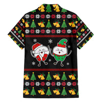 My Two Front Teeth Christmas Design Family Matching Off The Shoulder Long Sleeve Dress and Hawaiian Shirt Xmas Holiday Patterns - Wonder Print Shop
