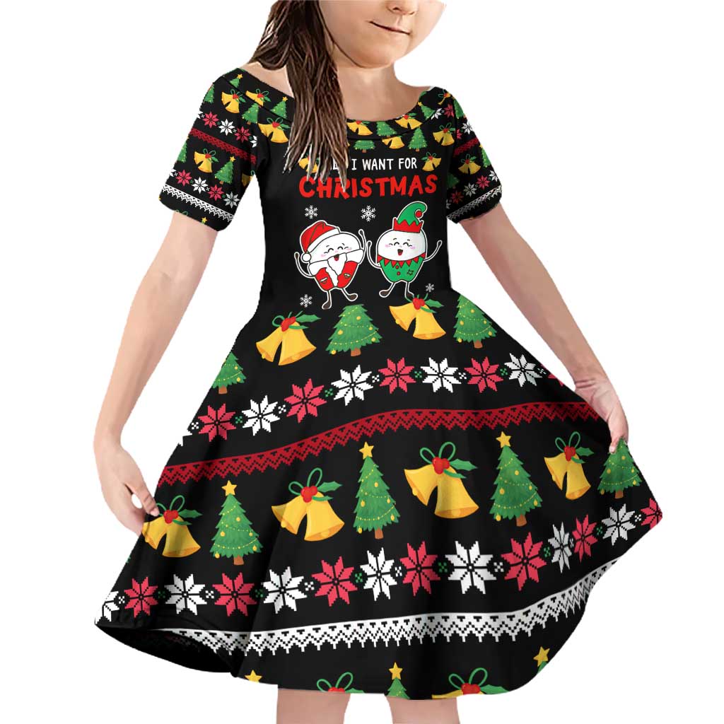 My Two Front Teeth Christmas Design Family Matching Off Shoulder Short Dress and Hawaiian Shirt Xmas Holiday Patterns - Wonder Print Shop