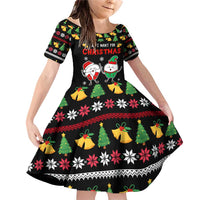 My Two Front Teeth Christmas Design Family Matching Off Shoulder Short Dress and Hawaiian Shirt Xmas Holiday Patterns - Wonder Print Shop