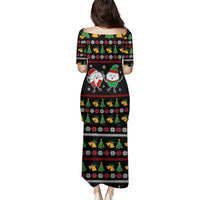 My Two Front Teeth Christmas Design Family Matching Puletasi and Hawaiian Shirt Xmas Holiday Patterns - Wonder Print Shop