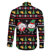 My Two Front Teeth Christmas Design Family Matching Short Sleeve Bodycon Dress and Hawaiian Shirt Xmas Holiday Patterns - Wonder Print Shop