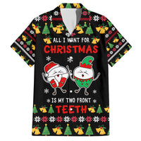 My Two Front Teeth Christmas Design Family Matching Tank Maxi Dress and Hawaiian Shirt Xmas Holiday Patterns - Wonder Print Shop