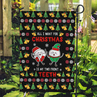My Two Front Teeth Christmas Design Garden Flag Xmas Holiday Patterns - Wonder Print Shop