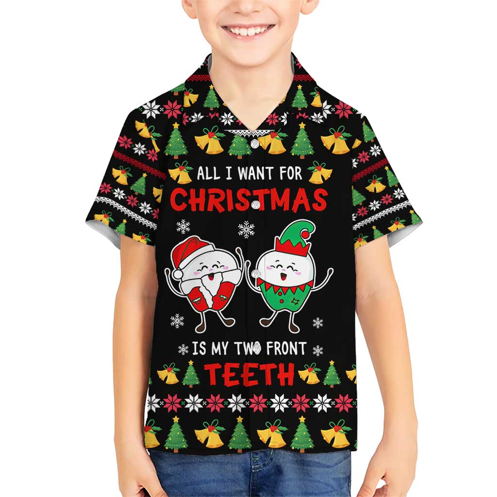 My Two Front Teeth Christmas Design Hawaiian Shirt Xmas Holiday Patterns - Wonder Print Shop