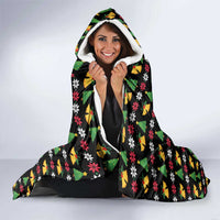 My Two Front Teeth Christmas Design Hooded Blanket Xmas Holiday Patterns - Wonder Print Shop