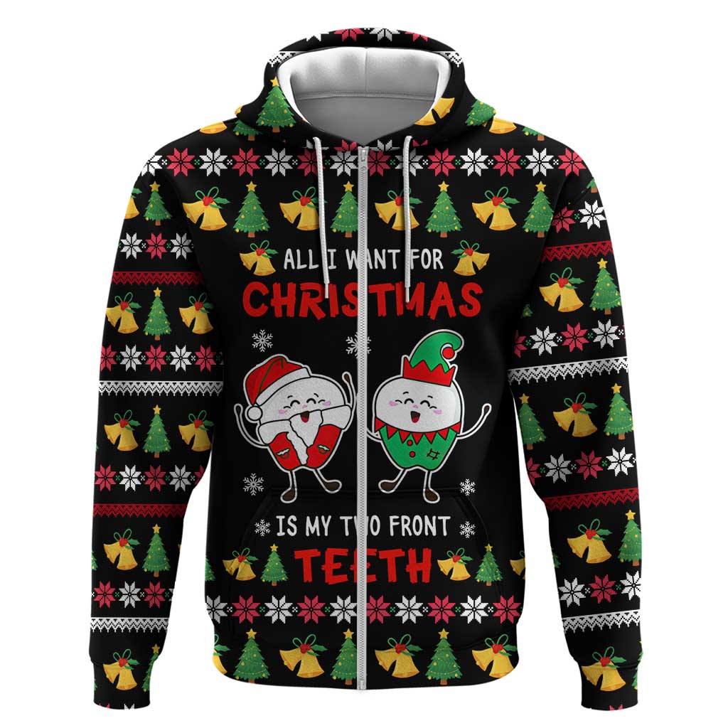 My Two Front Teeth Christmas Design Hoodie Xmas Holiday Patterns - Wonder Print Shop