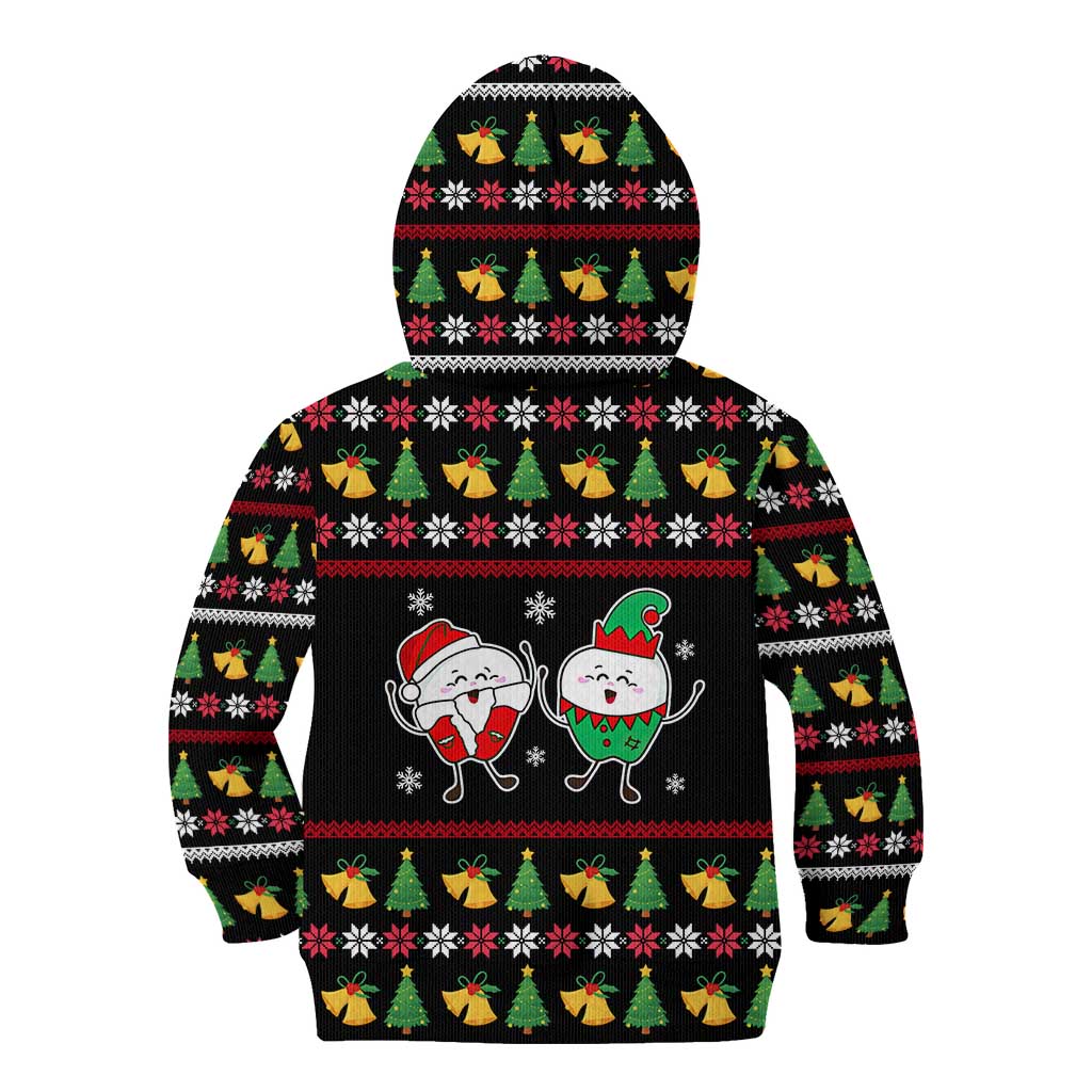 My Two Front Teeth Christmas Design Kid Hoodie Xmas Holiday Patterns - Wonder Print Shop