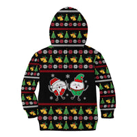 My Two Front Teeth Christmas Design Kid Hoodie Xmas Holiday Patterns - Wonder Print Shop