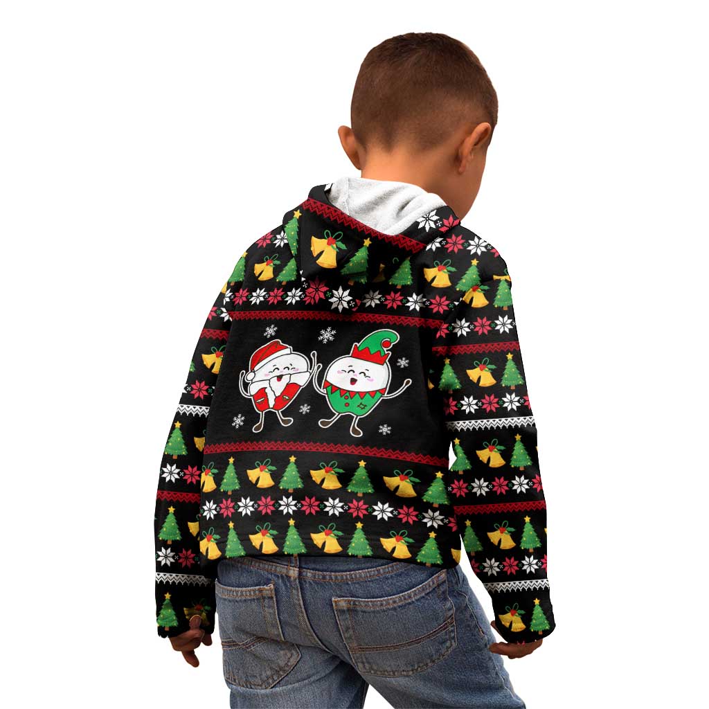 My Two Front Teeth Christmas Design Kid Hoodie Xmas Holiday Patterns - Wonder Print Shop