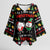 My Two Front Teeth Christmas Design Kimono Sleeve Blouse Xmas Holiday Patterns - Wonder Print Shop