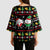 My Two Front Teeth Christmas Design Kimono Sleeve Blouse Xmas Holiday Patterns - Wonder Print Shop