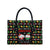 My Two Front Teeth Christmas Design Leather Bag Xmas Holiday Patterns - Wonder Print Shop