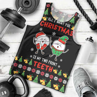 My Two Front Teeth Christmas Design Men Tank Top Xmas Holiday Patterns - Wonder Print Shop