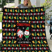 My Two Front Teeth Christmas Design Quilt Xmas Holiday Patterns - Wonder Print Shop