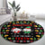 My Two Front Teeth Christmas Design Round Carpet Xmas Holiday Patterns - Wonder Print Shop