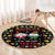 My Two Front Teeth Christmas Design Round Carpet Xmas Holiday Patterns - Wonder Print Shop