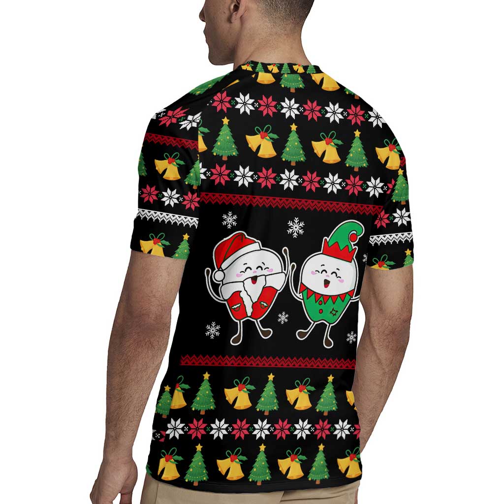 My Two Front Teeth Christmas Design Rugby Jersey Xmas Holiday Patterns - Wonder Print Shop