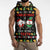 My Two Front Teeth Christmas Design Sleeveless Zip Hoodie Xmas Holiday Patterns - Wonder Print Shop
