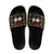 My Two Front Teeth Christmas Design Slide Sandals Xmas Holiday Patterns - Wonder Print Shop