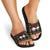 My Two Front Teeth Christmas Design Slide Sandals Xmas Holiday Patterns - Wonder Print Shop