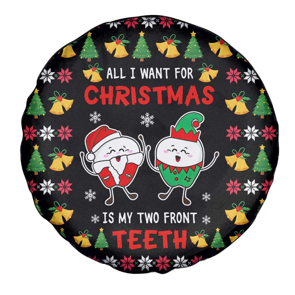 My Two Front Teeth Christmas Design Spare Tire Cover Xmas Holiday Patterns - Wonder Print Shop