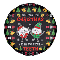 My Two Front Teeth Christmas Design Spare Tire Cover Xmas Holiday Patterns - Wonder Print Shop