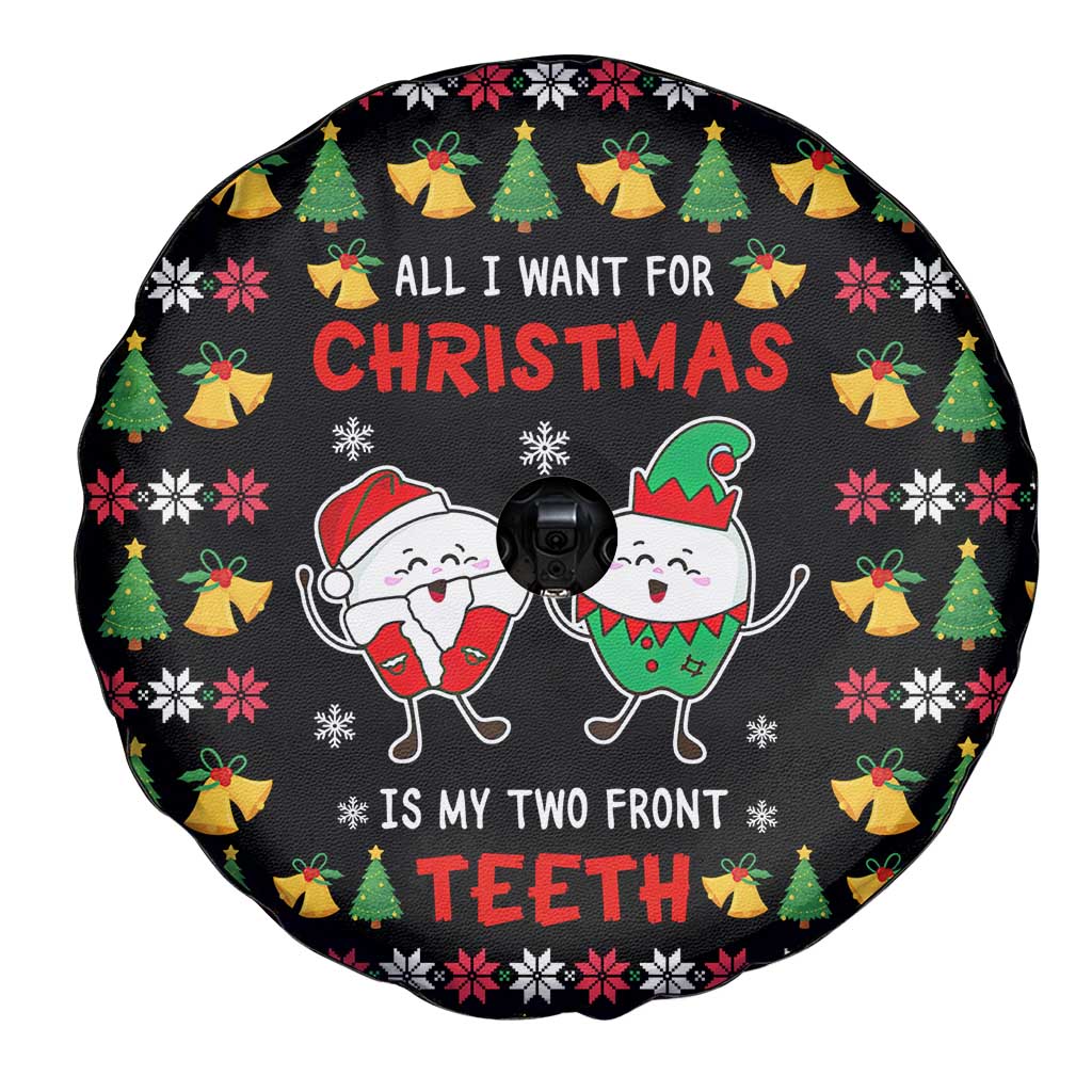 My Two Front Teeth Christmas Design Spare Tire Cover Xmas Holiday Patterns - Wonder Print Shop