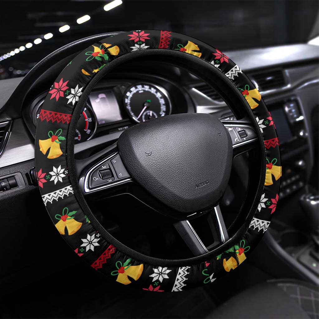My Two Front Teeth Christmas Design Steering Wheel Cover Xmas Holiday Patterns - Wonder Print Shop