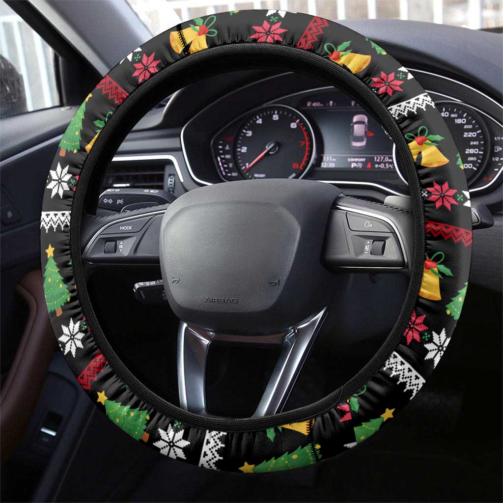 My Two Front Teeth Christmas Design Steering Wheel Cover Xmas Holiday Patterns - Wonder Print Shop