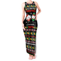 My Two Front Teeth Christmas Design Tank Maxi Dress Xmas Holiday Patterns - Wonder Print Shop