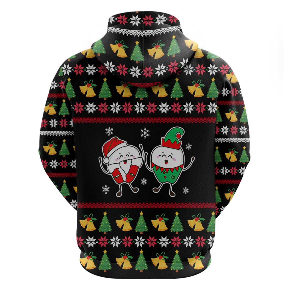 My Two Front Teeth Christmas Design Zip Hoodie Xmas Holiday Patterns - Wonder Print Shop